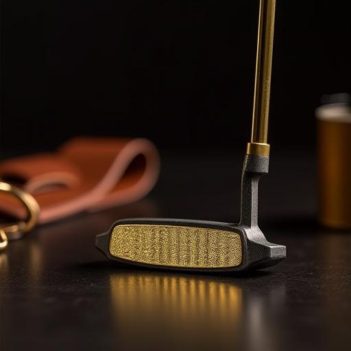 Putter di lusso della Serie Aurea con inserti in oro